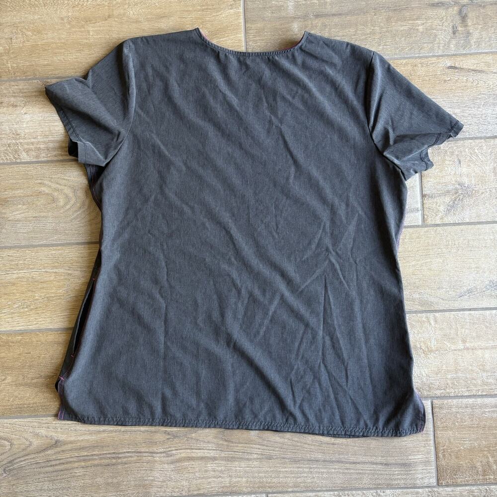 Scrubstar Scrub Top Women's XL Gray Heather Pewter RN#93643 - Picture 6 of 10